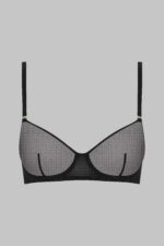 soutien-gorge noir corps à corps