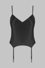 Ensemble lingerie noir portejarretelles