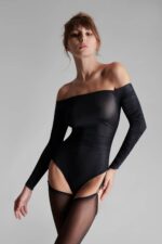 Body String Encolure Bateau Nuit Fauve