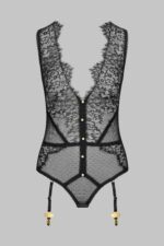 Body String en dentelle noire Inspiration Divine