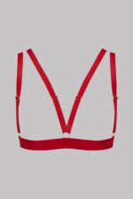 Lingerie féminine triangle ouvert